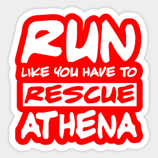 Saint Seiya - Run like you have to rescue Athena (Pegasus no Seiya) Sticker